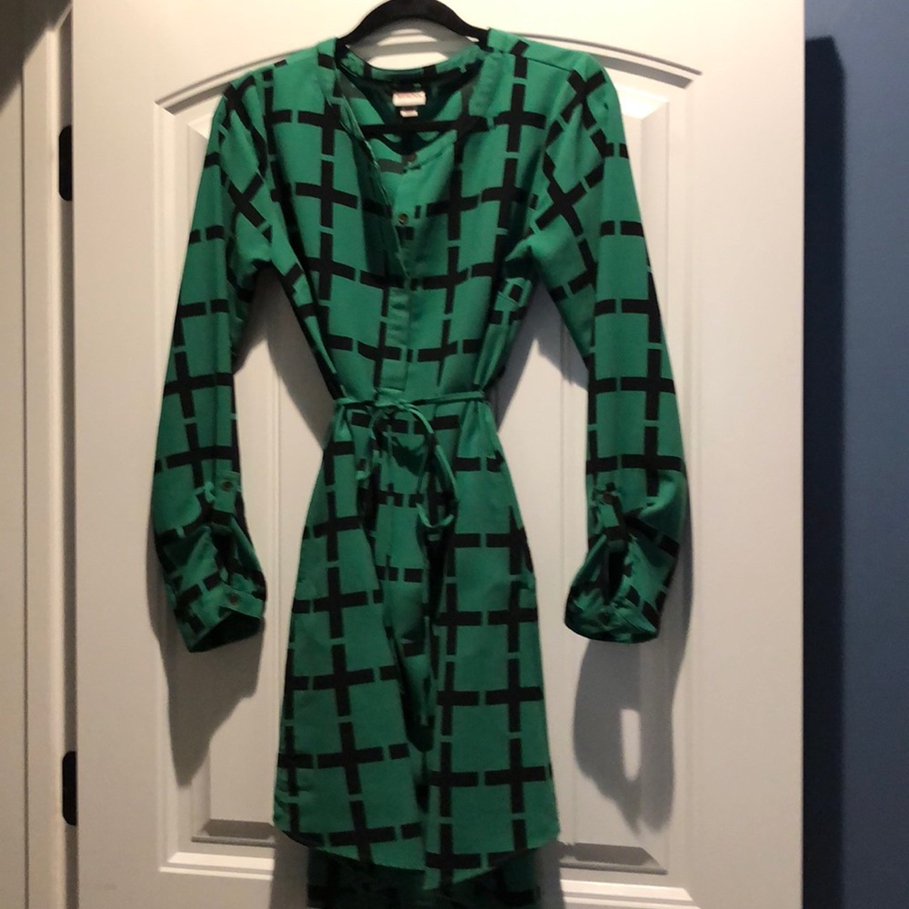 Merona green dress size Med